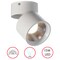 Aluminum Round LED Ceiling Spotlight with Adjustable Downlight, 15 Watt Cool White 4000K, Energy-Efficient Ceiling-Mounted Spot Lighting - Modern Fixture - for Home, Office, and Commercial Spaces